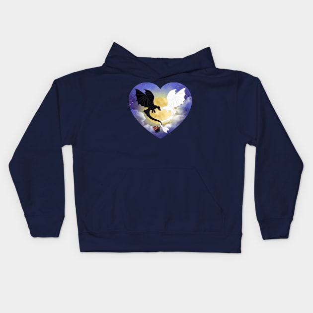 Night Light Kids Hoodie by Drea D. Illustrations